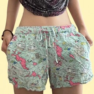 Vineyard Vines Nautical Print Lounge Shorts